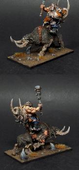 Ogre Mournfang Cavalry Rider by BloodyBeast.com