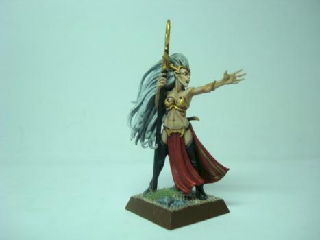 Dark Elf Sorcerer by wolveab