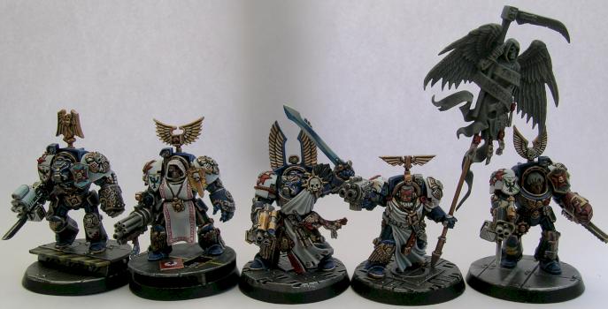 Squad space marine terminator by bonecamp1779