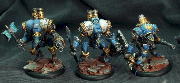 Warmachine Cygnar Charger, Lancer, Hunter (army) by PaintVagrant