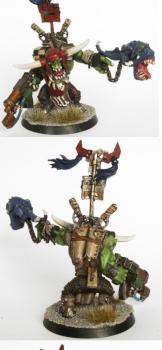 warboss with attack squig by Killer_karrot