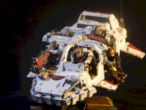 White Scars Scout Speeder by Getzome