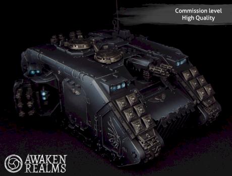 Space Marine Land Raider Crusader by Awaken Realms