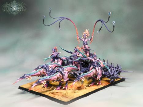 Exalted Seeker chariot of Slaanesh by Umbra Draconis