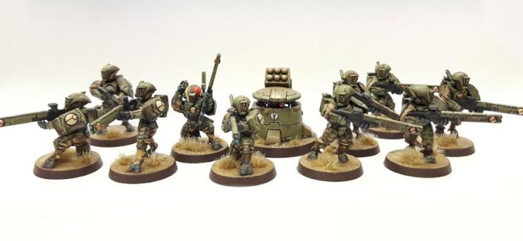 Tau Strike Team #2 by Shypa