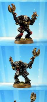 Space Marines Chaplain by belgun