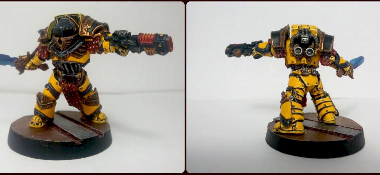 Imperial Fists Terminator Praetor by Old inquisitor