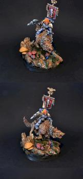 Angry mushroomer)  Space Wolves Cavalry by Wermilion