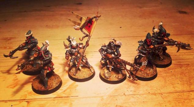 Dark Eldar Kabalite Warriors - Back Line by Thentox