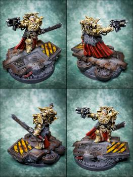 Rogal Dorn, Primarch of the Imperial Fists Legion - Kitbash by stray_fox