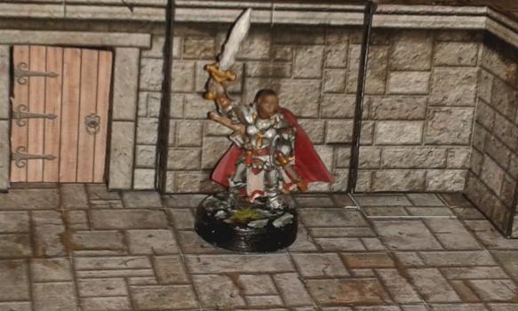 Reaper Bones Seelah  Iconic Paladin by rumleech