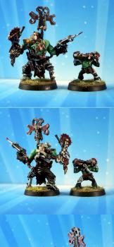 Painboy with Grot Orderly by belgun