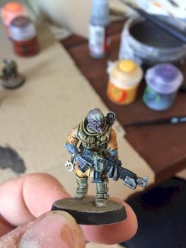 Genestealer Neophyte Hybrid by Lucas.Radford
