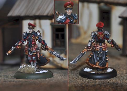 Kommander Andrei Malakov - Khador Warcaster by EmilienWILD