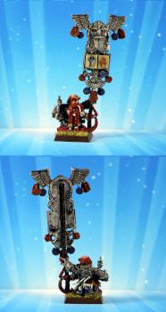 Dwarf Army Standard Bearer by belgun