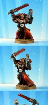 Space Marines Dark Angels Sergeant by belgun