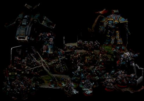 Grey Knights with Adeptus Mechanicus Allies Army by awalker