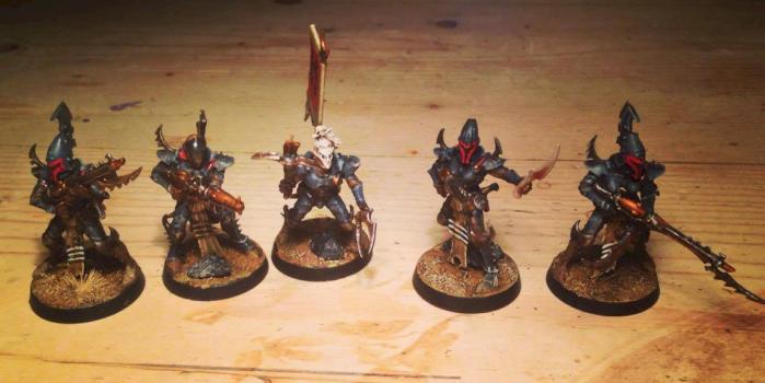 Dark Eldar Kabalite Warriors - Middle Line by Thentox