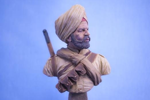 Sikh Infantryman, Indian Army WWi. by Bonebor
