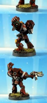 Space Marines Blood Angels Captain Gamesday by belgun