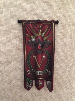 Blood Ravens 5th Company Banner - Freehand by Lucas.Radford