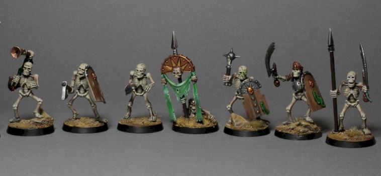 Tomb Kings Skeleton Warrior Squad by TheStonedAce