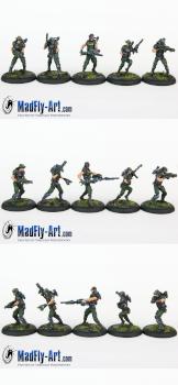 AVP USCM Marines by MadFlyArtStudio
