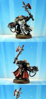 Space Marines Black templar Captian by belgun