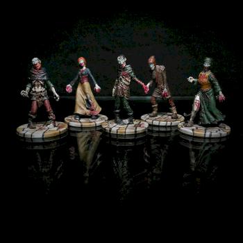 Zombicide: Black Plague Standard Walkers by mhigz1007