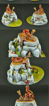 Warhammer 40k Khorne Bloodthirster base by Topminiatures