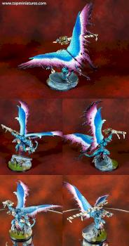 Warhammer 40k Chaos Daemons Lord of Change Kairos Fateweaver conversion by Topminiatures