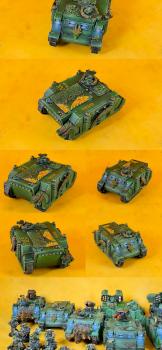 Warhammer 40k Space marines Salamanders Rhino by Topminiatures