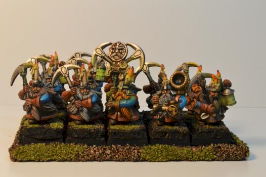 Battle for Skull Pass Dwarf Miners by vlaxes