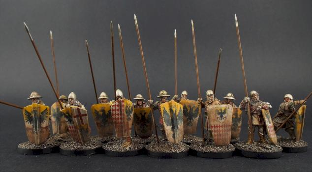 28mm Claymore Castings ~ French Paviser's ~ by avalonindustries2040