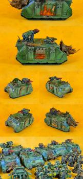 Warhammer 40k Space marines Salamanders Razorback by Topminiatures