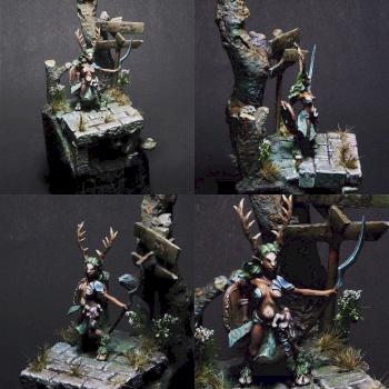 Deer girl by Broon