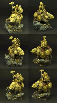 Dwarf King on War Bear by Scibor