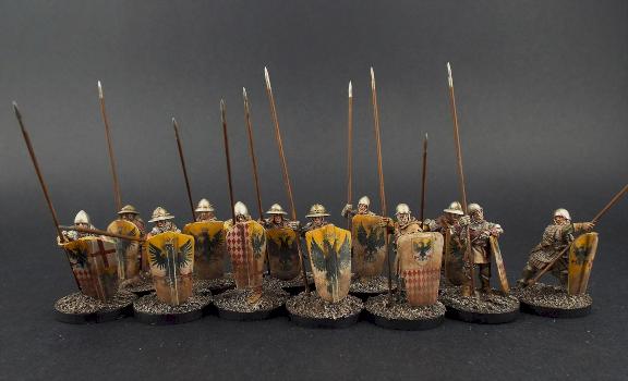 28mm Claymore Castings ~ French Paviser's ~ by avalonindustries2040
