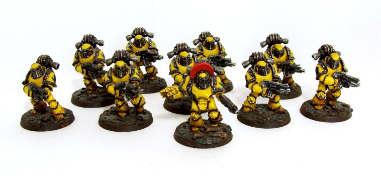 Imperial Fists Tactical Squad HORUS HERESY by Kalin