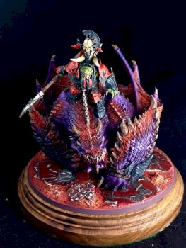 Orruk Warboss on Maw Krusha by Mckennasminiatures