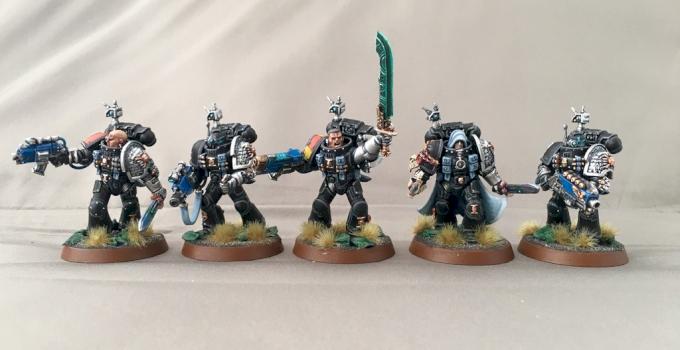 Deathwatch veterans squad by w817rogier