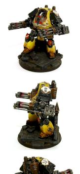 Imperial Fists Contemptor-Mortis Dreadnought HORUS HERESY by Kalin