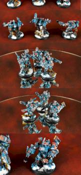 Warhammer 40k Tau Empire Tau XV8 Crisis Suits by Topminiatures