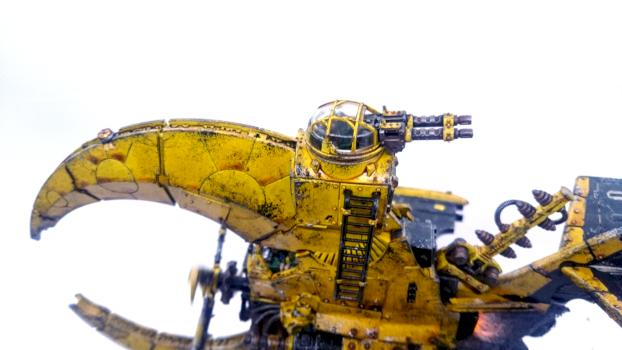 Wazbom Blastajet Necron Conversion detail by Kitastrophe