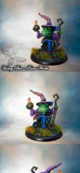 frog/toad wizard by The Huntress
