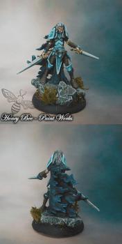 drow elf warrior by The Huntress