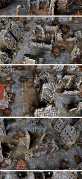 KINGS DEATHCITY 72x48 GAMEBOARD + BUILDINGS TERRAIN by studiolevel