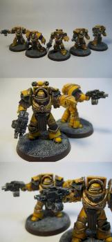 Imperial Fist Terminators. by RichardZ