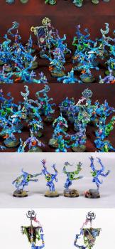 Warhammer 40k Chaos Daemons Pink Horrors of Tzeentch by Topminiatures