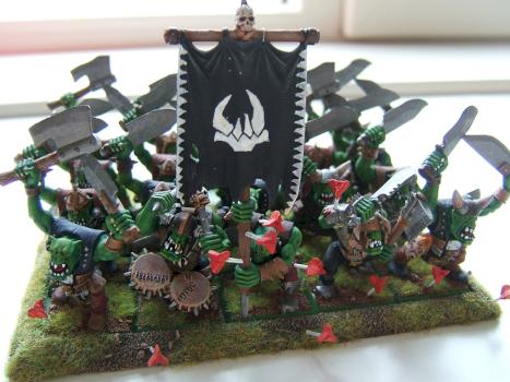 My orc boyz by SteveChamberlain